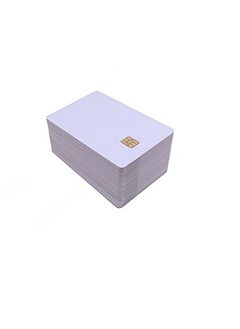 10 حزم Sle4442 رقاقة الاتصال Ic بطاقة مع 5/16 بوصة 2 مسارات Hico الشريط المغناطيسي 2 في 1 فارغة بولي كلوريد الفينيل Ic البطاقة الذكية الذكية  - Image 4
