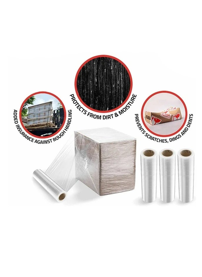 Stretch Roll, Luggage Roll Film Roll Clear 50CM Width, 50Meter Length, 1 Pcs
