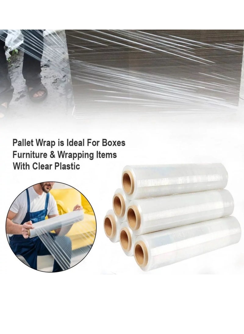 Stretch Roll, Luggage Roll Film Roll Clear 50CM Width, 50Meter Length, 1 Pcs