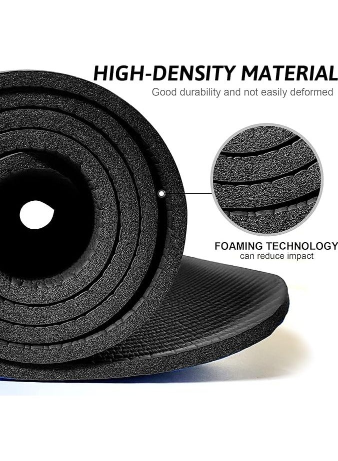 PROMASS Yoga Mat Non Slip, Yoga Mat with Strap Included 10mm Thick Exercise Mat Ideal  - Image 2