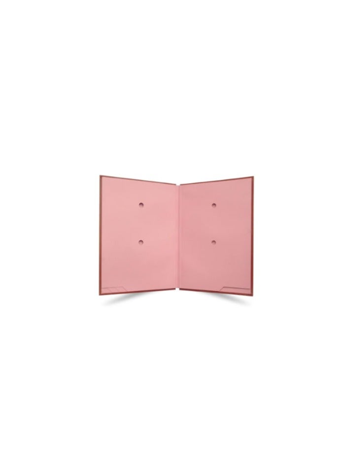 Flamingo Signature Book, Vinyl Material Cover, 12 Sheets, Brown Color, 240 x 340 mm - Image 1