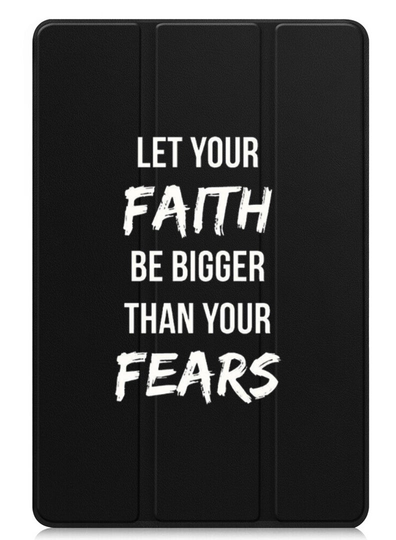 Theodor Protective Flip Case For Apple iPad Air 13 (2024) With Trifold Stand Auto Wake Sleep Shockproof Cover lets be adventurers - Image 1