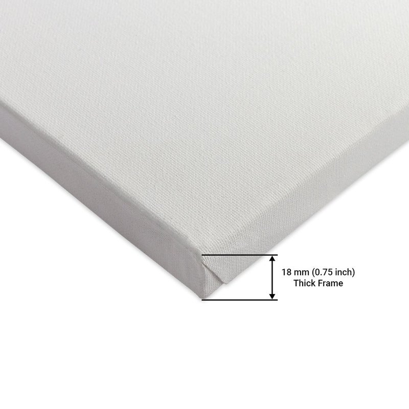 Canvasify Medium Grain Artist Stretched Canvas - All Sizes (24" x 36" (Pack of 2)) - Image 5