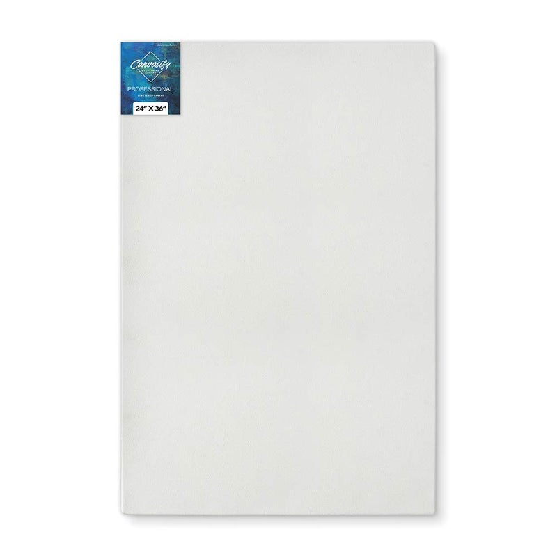 Canvasify Medium Grain Artist Stretched Canvas - All Sizes (24" x 36" (Pack of 2)) - Image 2
