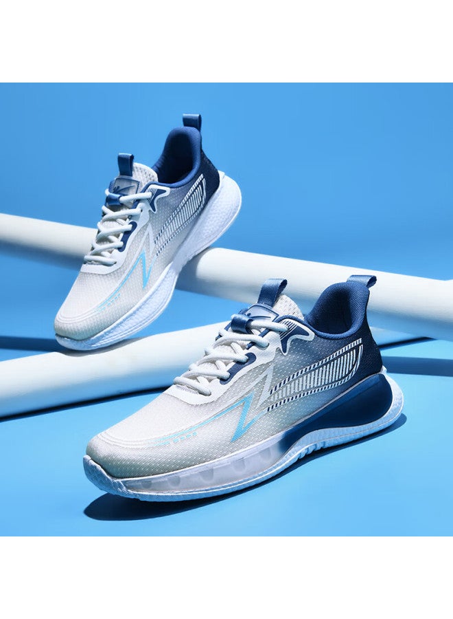 Double Star Eight Special Men's Summer Lightweight Shoes Men's Mesh Breathable Casual Shoes Soft Bottom All-match Running Shoes White Lake Blue 42 - Image 5