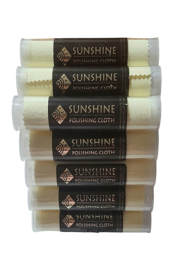 SUN SHINE Sunshine 25 Polishing Cloths Jewelry Cleaner Tube Silver Brass Gold Copper - Image 3