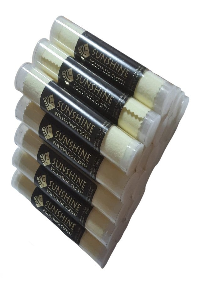 SUN SHINE Sunshine 25 Polishing Cloths Jewelry Cleaner Tube Silver Brass Gold Copper - Image 1