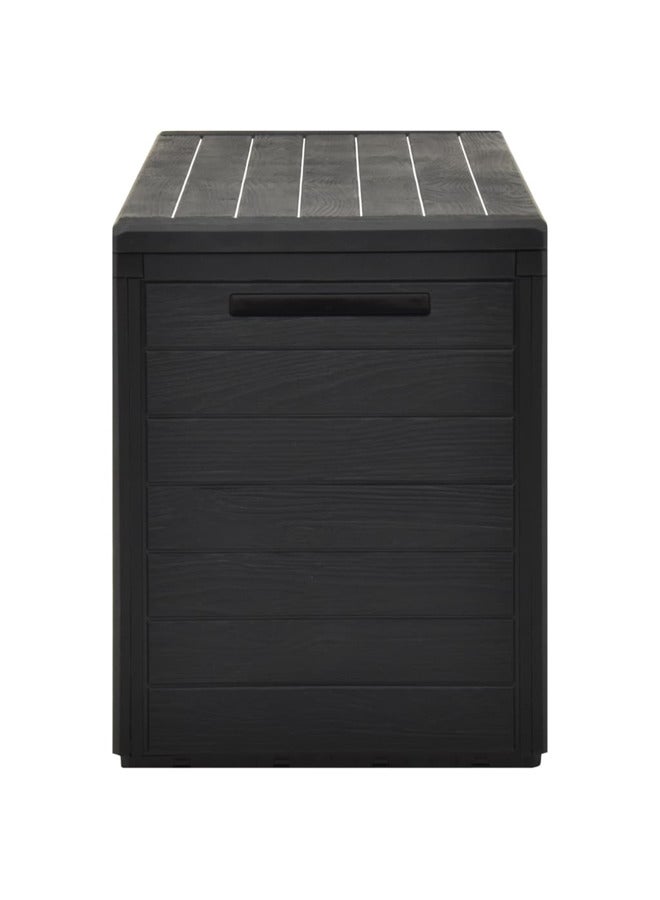 فيداكسل vidaXL صندوق تخزين للحديقة أنثراسيت 116×44×55 سم - Image 3