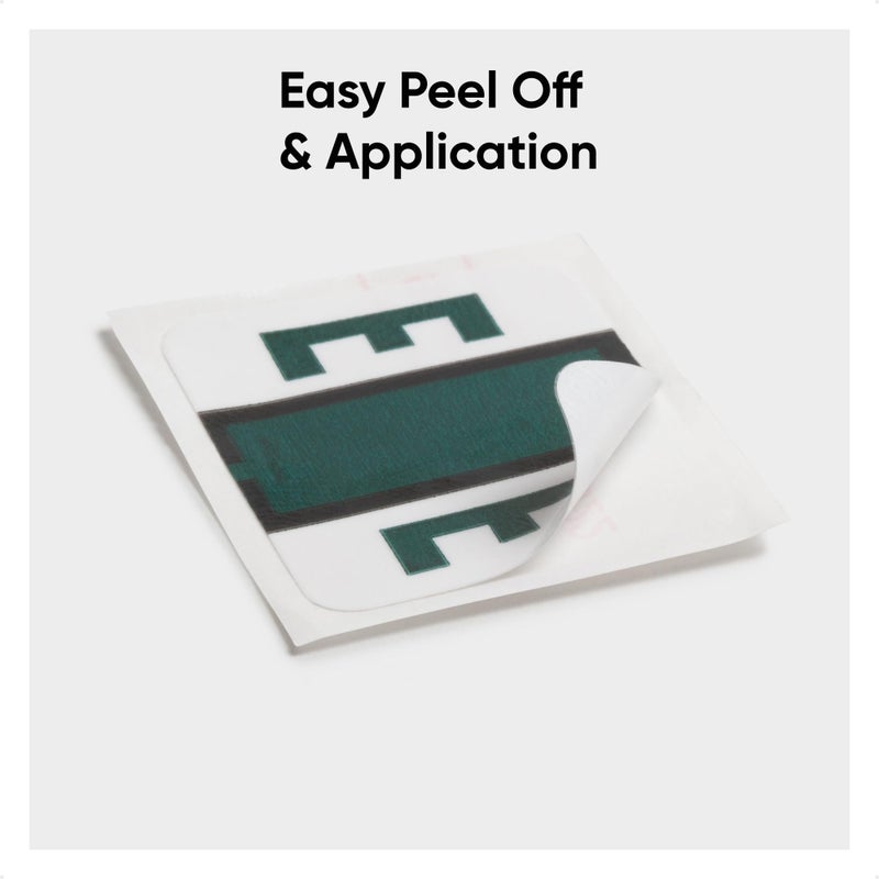 Smead BCCR Bar-Style Color-Coded Alphabetic Label, E, Label Roll, Dark Green, 500 Labels per Roll, (67075) - Image 4