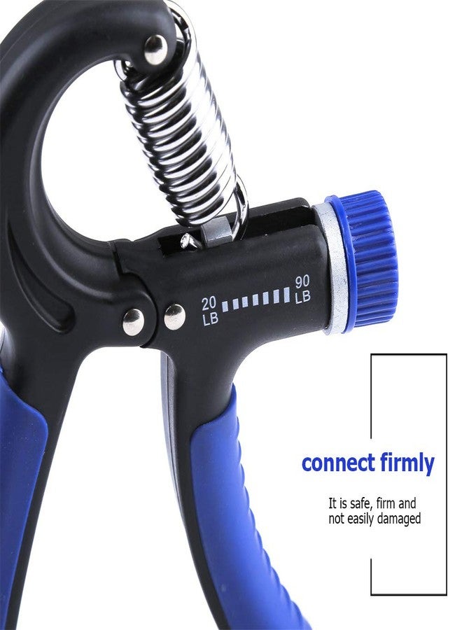 Redipo Hand Grip Strengthener - 2 Pack Forearm Exerciser Adjustable Resistance 20-90lbs Hand Squeezer for Men,Women - Grip Workout and Hand Rehabilitation blue - Image 4