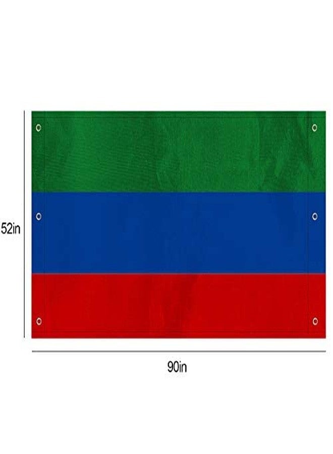 Alpurple Swing Set Replacement Tarp- 52" x 90" Kids Playground Roof Canopy, Replacement Sunshade Waterproof Trap Cover for Children Outdoor Sunproof (Green Blue red) - Image 2