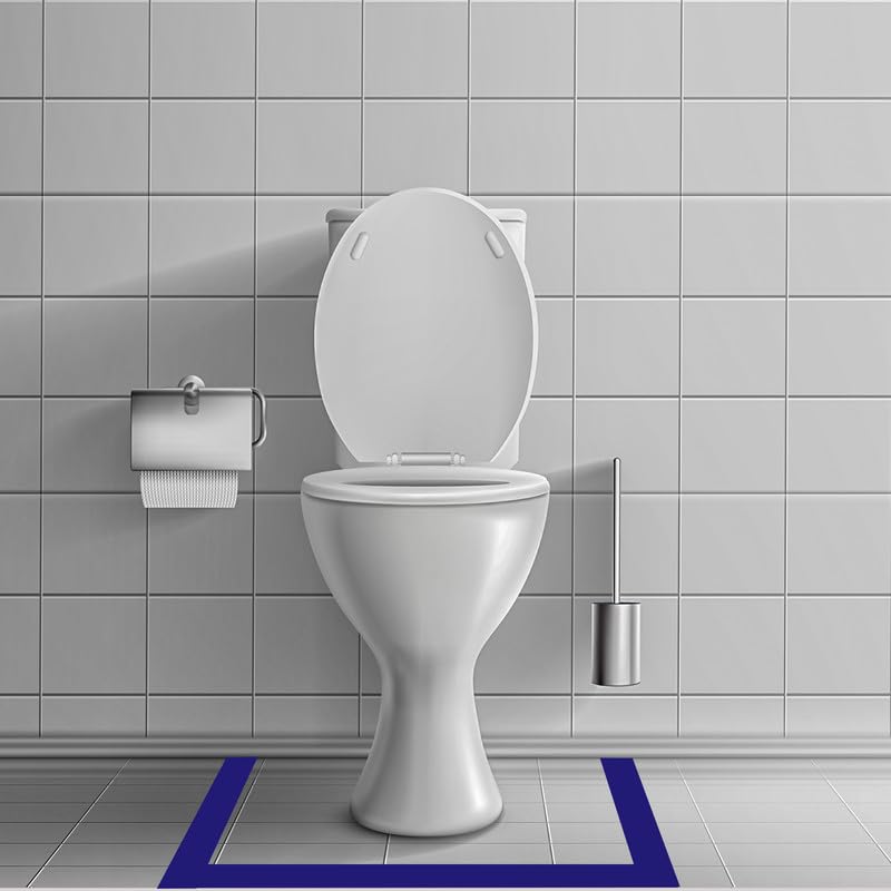 TREEMAISON Vastu Blue - White Tape | Size - 4 Inch (96 mm) Approx | Length- 20 Meter (Approx) | Vastu Tape Remedy for Toilet | Tape for Main Door | Vastu Tape for Negative Entrance | Pack of 2 - Image 4