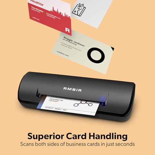 Ambir ImageScan Pro 687BCS Duplex Card Scanner with AmbirScan Business Card for Windows PC and MAC - Image 3