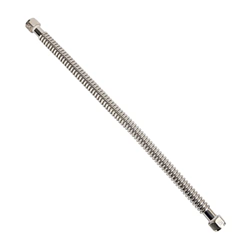 Solimeta 2 Pack Heavy Duty Durable Stainless Steel Corrugated Water Heater Connector Flexible for Water Heater Water Softener 24 Length - Image 3