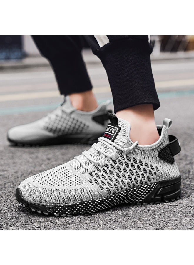 NIBEMINENT Men's Casual Shoes  Summer Breathable Mesh Running Shoes Casual Versatile Lightweight  Fashion Tennis Shoes - Image 2