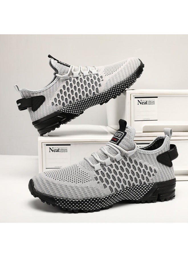 NIBEMINENT Men's Casual Shoes  Summer Breathable Mesh Running Shoes Casual Versatile Lightweight  Fashion Tennis Shoes - Image 1