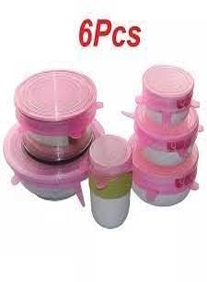 Attachh Silicone Stretch Lids, Reusable Durable Food Storage Covers for Bowls, Fit for Different Sizes & Shapes of Container, Dishwasher & Freezer Safe (Set of 6pc) - Image 5