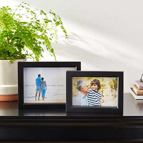 Lawrence Frames 795057 Black Wood Treasure Box Shadow Box Picture Frame, 5 by 7-Inch - Image 2