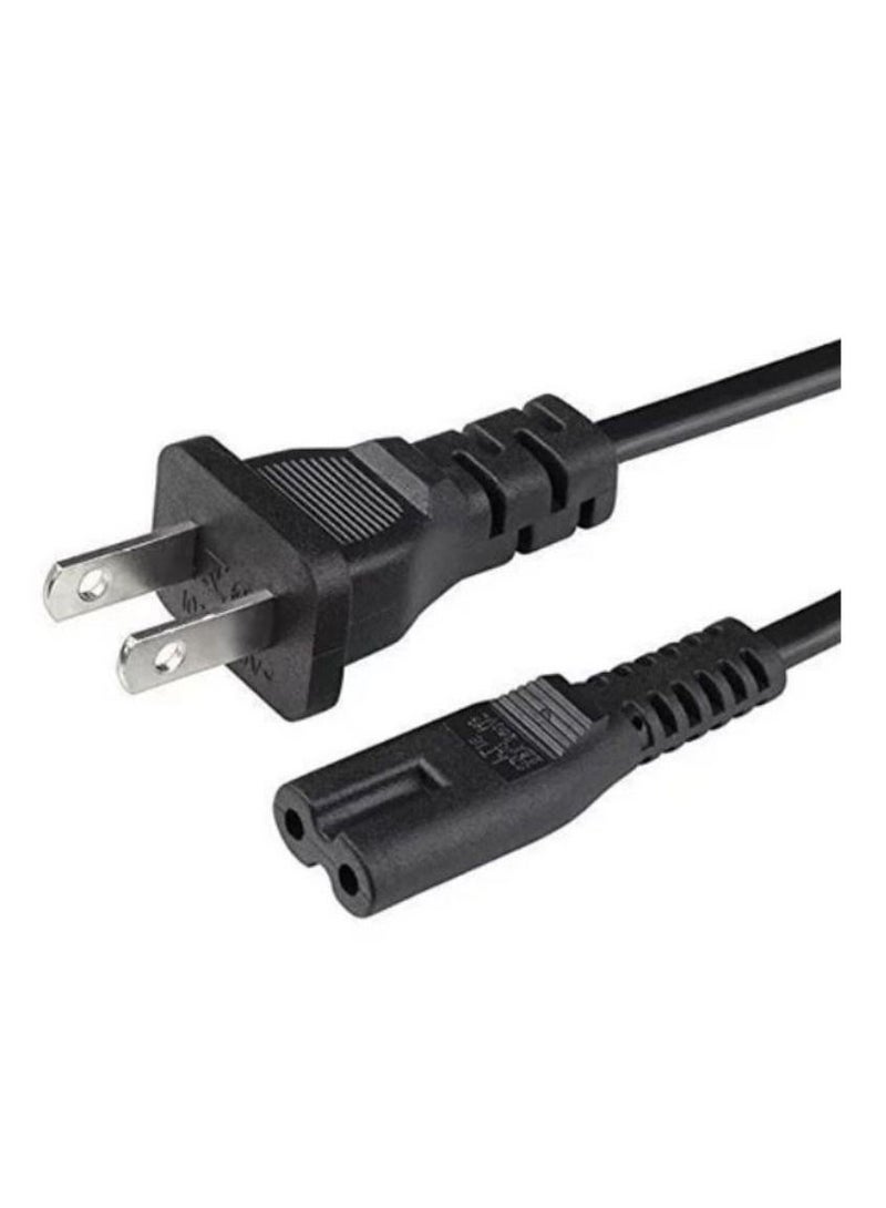 CABLE POWER 2PIN COMPATIBLE WITH RADIO /PLAYSTATION4/LAPTOP/CASSETTE AND NOTEBOOK 1.5 M - Image 1