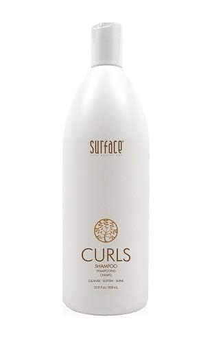 Surface Hair Curls Shampoo To Moisturize, Cleanse, Soften And Shine - Sulfate-Free And Paraben-Free Natural Frizzy Hair Protection, Various Sizes