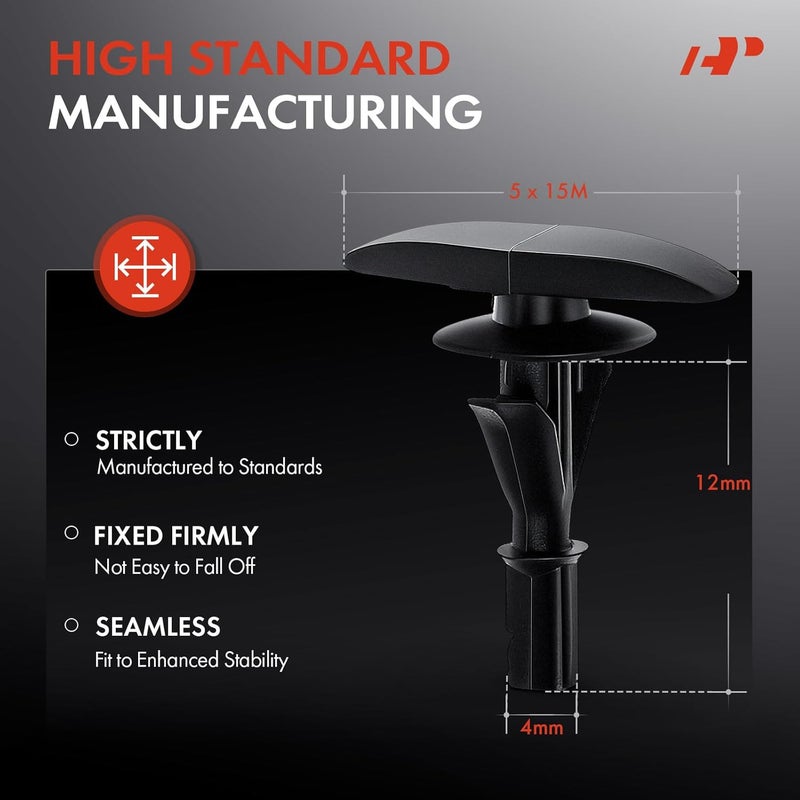 30PCS Nylon Weatherstrip Retainer Clips - Image 4