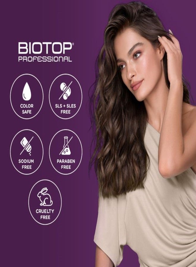 Biotop Professional 69 Pro-Active Hair Shampoo - Frizz Control, Curl Defining & Color Safe Shampoo Made with Coconut Oil, Avocado Oil & Almond Oil - Paraben, SLS & Cruelty-Free Hair Care (11.15oz) - Image 4