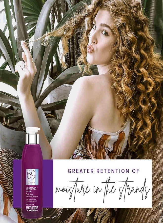 Biotop Professional 69 Pro-Active Hair Shampoo - Frizz Control, Curl Defining & Color Safe Shampoo Made with Coconut Oil, Avocado Oil & Almond Oil - Paraben, SLS & Cruelty-Free Hair Care (11.15oz) - Image 5