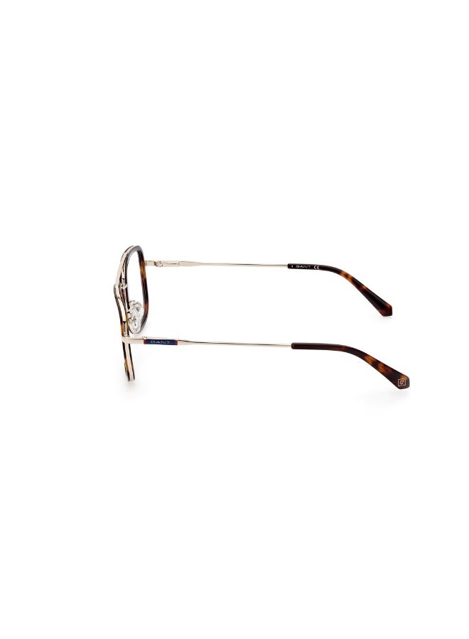 GANT Ga3275 Navigator Metal Frames For Men Size 52, Dark Havana - Image 2
