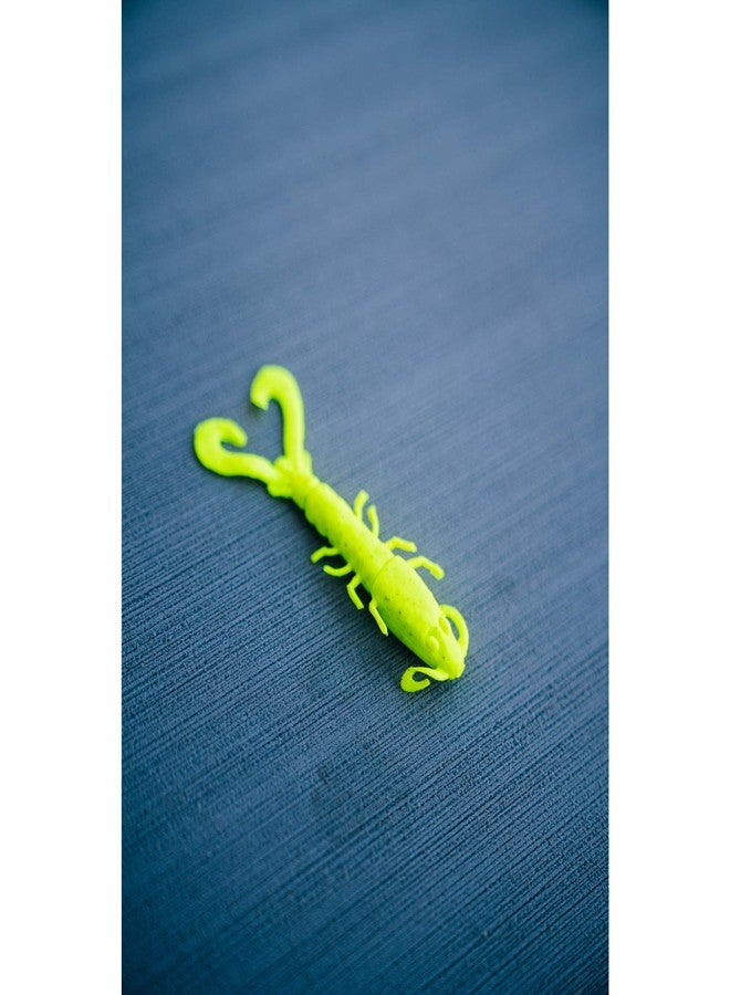 Berkley Gulp! Shrimp, 4" (4 Count) , Glow/Chartreuse - Image 2