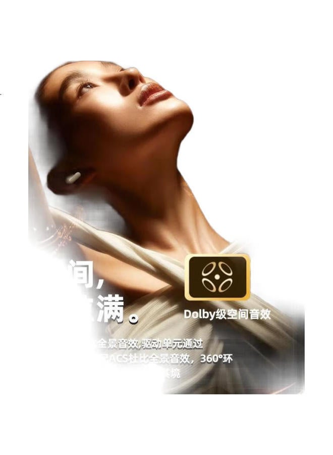 No Must Work Nobixing [Berlin Sound | New] Pro13 Semi-In-Ear Wireless Bluetooth Earphones For Running Sports With Noise Reduction High Sound Quality Long-Wearing Comfortable For Xiaomi White - Image 2