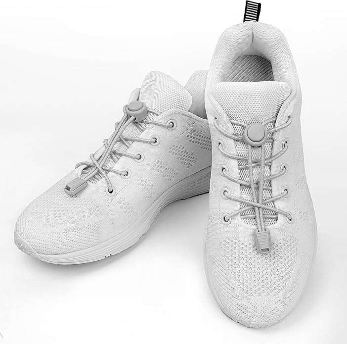 BOLDSTUFF No Tie Shoelaces Elastic Shoe Laces for Sneakers No Tie Shoelaces Lock Shoe Laces Tieless Black for all type Shoes Set for Adults-Unisex | Quick Lace Length: 100 CM | - Image 3