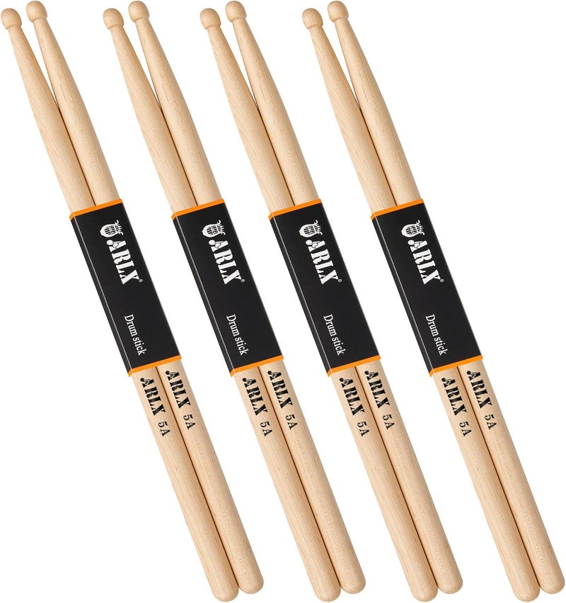 ARLX Drum sticks 5A Maple Drumsticks 4 Pair - Image 1