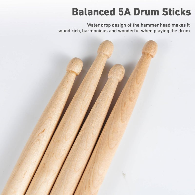 ARLX Drum sticks 5A Maple Drumsticks 4 Pair - Image 3