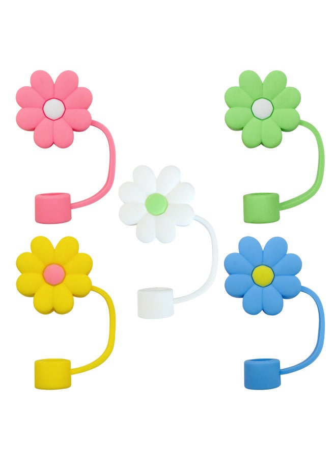10mml Stanley Dust Cap Stanley Cup Flower Series Straw Cap Dust-proof Straw Plug Straw Sleeve-Colour:5  - Image 3