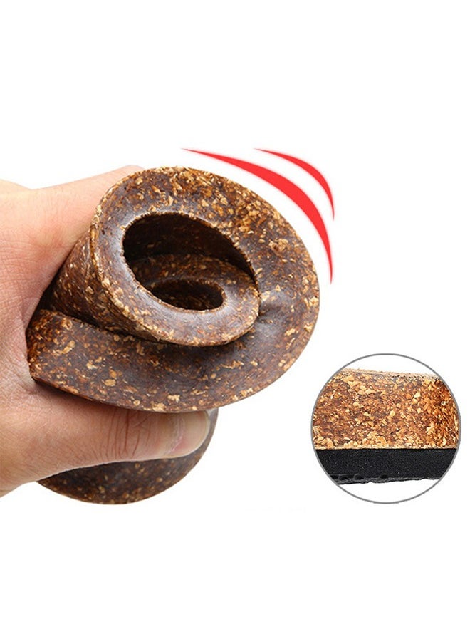 Generic - Cork Slippers for Men and Women with Double Row Belt Buckle Sandals, Beach Shoes, Haken Shoes Brown - Image 1