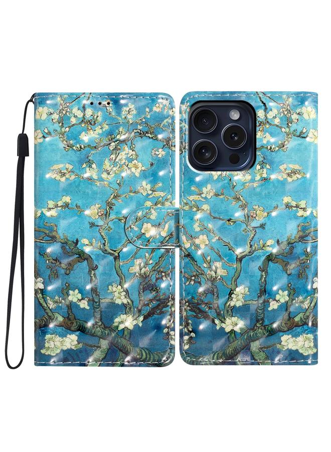 S-TOP Case For iPhone 16 Pro 3D Pattern Leather Phone Case - Image 1