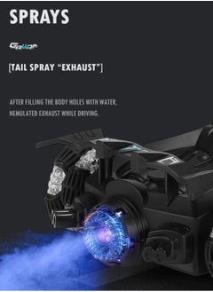 Harvestoy 1:12 Scale  2.4GHz  Remote Control Car Rc Car with Light & Music & Spray, Remote Control Truck Toys,360° Rotating 4WD RC Car Toy Rc Stunt Car for Boys Girls Kids  - Image 5