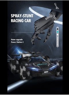 Harvestoy 1:12 Scale  2.4GHz  Remote Control Car Rc Car with Light & Music & Spray, Remote Control Truck Toys,360° Rotating 4WD RC Car Toy Rc Stunt Car for Boys Girls Kids  - Image 4