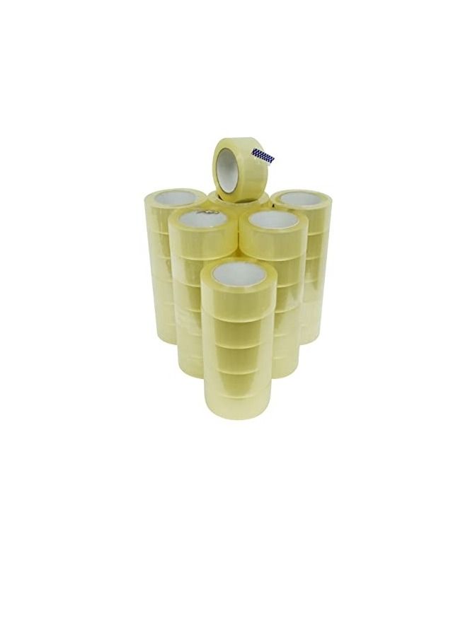 AQSON Clear Packing Tape 2 inch , 50 yards length Pack of 24 - Image 1