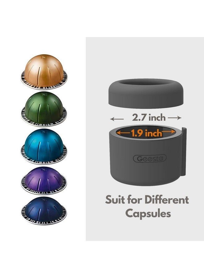 Geesta Easy-Seal Coffee Capsule Refill Kit for Nespresso Vertuoline with a Brush, Scoop, Reusable Capsule Holder, and 80 Premium Foil Seals  - Image 4