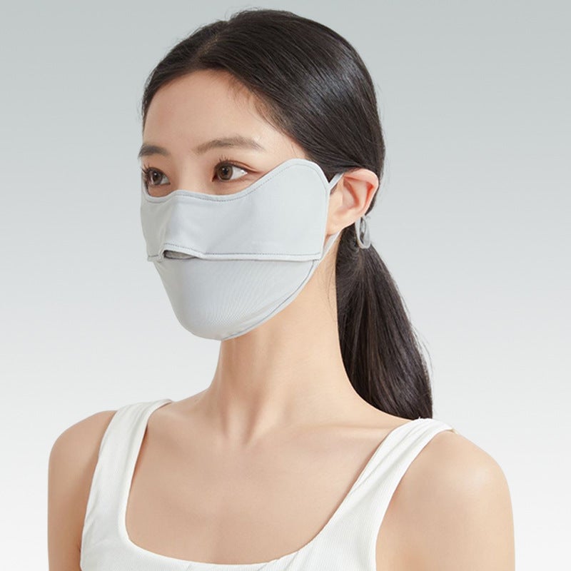 New 5D Cartilage Support Three-Dimensional Sunscreen Mask Anti-Ultraviolet Breathable Ice Silk Cool Sense Sunshade Outdoor - Image 1