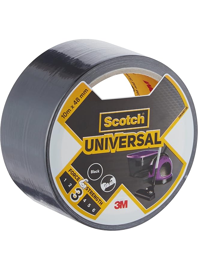Scotch  Universal Duct Tape Repair Fabric 48Mmx10M 1 Roll Pack Silver Color For General Purpose Holds Quickly And Reliably For Everyday Repairs And Projects - Image 1