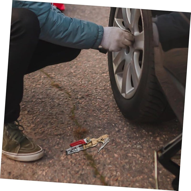 قفل هواء تشاك سريع التوصيل لمضخات الهواء للإطارات ملحق ضاغط للاستخدام في السيارات والزراعة - Image 5