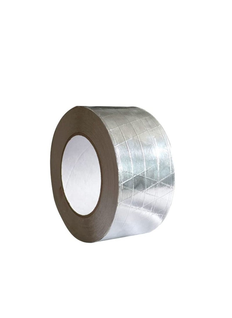 MARKQ - FSK Tape, 2" x 25 yards Aluminum Foil Scrim Kraft Insulation Jacketing Tape for Insulating, HVAC Repair, Sealing Ducts, Pipework, Window Sill Gap, Roof Leak, 1 Roll - Image 1