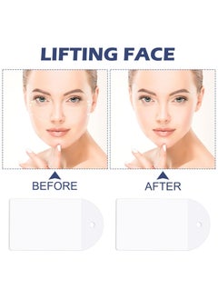 RATSAW 40 Pcs Face Lifting Tapes with 8 Pcs Lifting Rope Sets Invisible Face Lift Tape Instant Face Lift Sticker Adhesive Lifting Patch Quick Face Lifting Band Neck Eye Lift Tape for Women Face Beauty  - Image 2