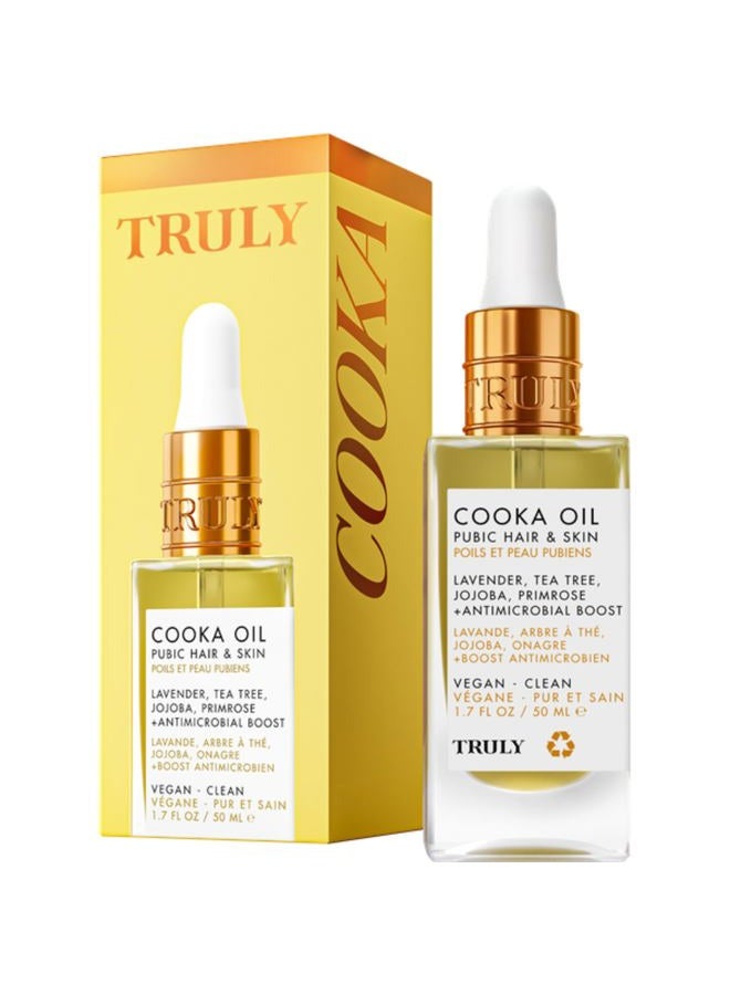 Truly Beauty Cooka Oil Razor Bump Treatment For Bikini Area - Ingrown Hair Treatment And Oil Type After Shave For Women - Ingrown Hair Treatment for Bikini Area - 1.7 OZ - Image 1