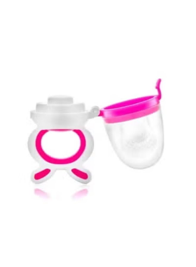 Bubbles Silicone Fruit Teether for Babies - Soothing Gum Relief, BPA-Free - Rose - Image 2