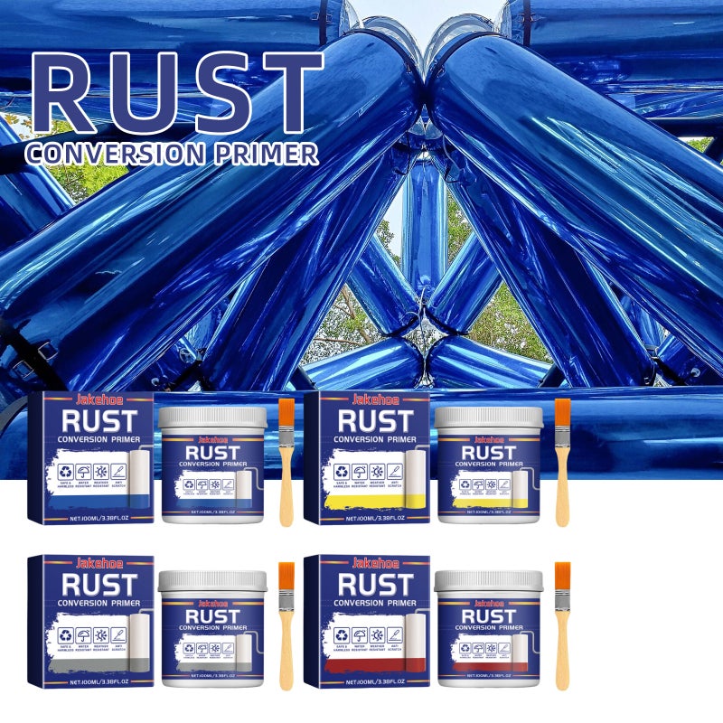 Jakehoe Anti-Rust Conversion Primer Metal Paint Anti-Rust Radiator Conversion Renovation Coating Primer Conversion Agent - Image 2