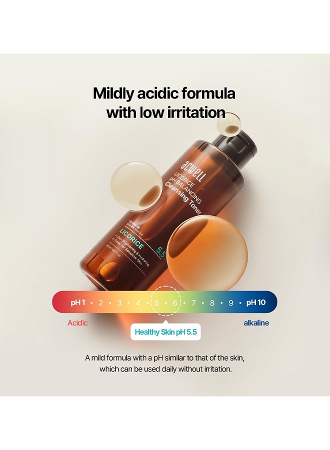 ACWELL Licorice pH Balancing Cleansing Toner, PH5.5 Hydrating Makeup Cleansing Astringent, Skin Clearing, Reduce Pigmentation, Acne And Dark Spots, 150ml - Image 5