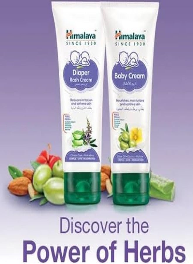 Himalaya Baby Cream Face Moisturizer & Day Cream For Dry Skin 100ml (Pack of 2) - Image 5